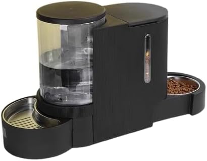 FO5 Smart 6L Automatic Pet Feeder with Camera, Cat & Dog Food Dispenser, ABS + Stainless Steel Bowl, Dual Power Supply