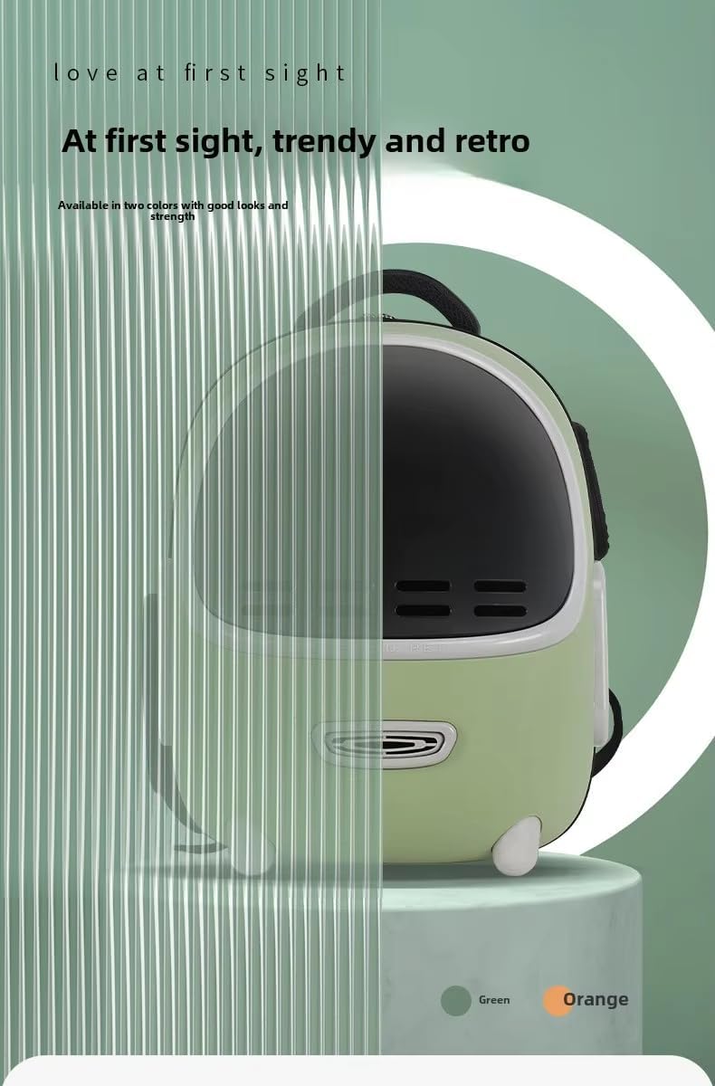 FO5 Space Capsule Pet Carrier Backpack – Transparent Bubble Cat, Dog & Small Pets Carrier, Airline Approved, Breathable Travel Backpack for Hiking, Walking & Outdoor Use