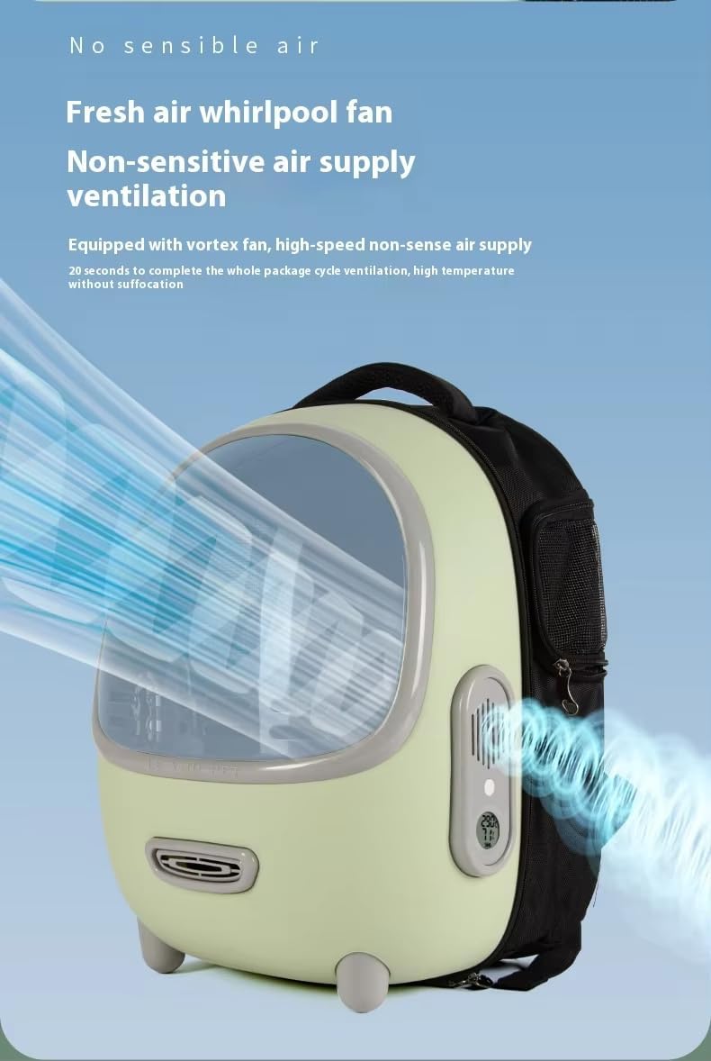 FO5 Space Capsule Pet Carrier Backpack – Transparent Bubble Cat, Dog & Small Pets Carrier, Airline Approved, Breathable Travel Backpack for Hiking, Walking & Outdoor Use