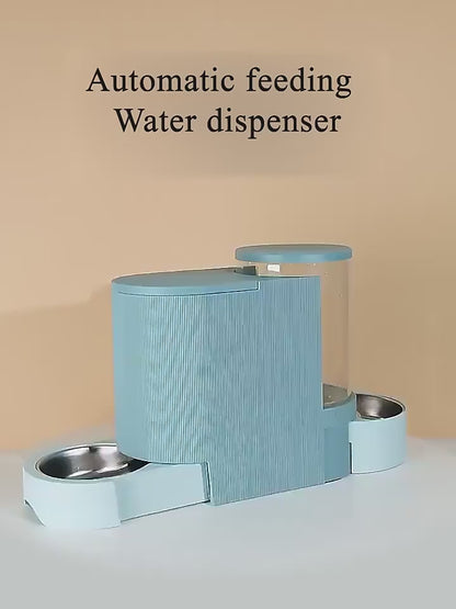 FO5 Smart 6L Automatic Pet Feeder with Camera, Cat & Dog Food Dispenser, ABS + Stainless Steel Bowl, Dual Power Supply